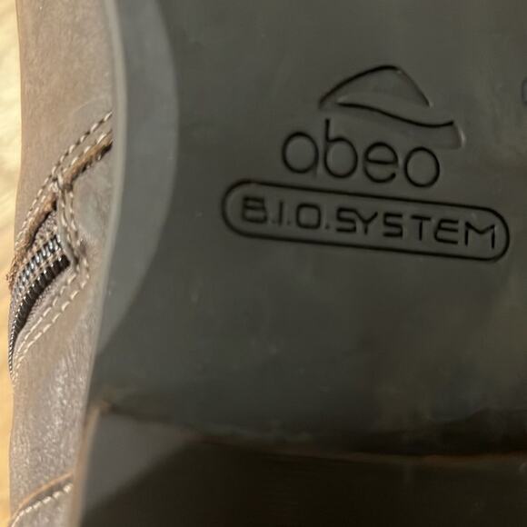 OBEO YASMIN BIO SYSTEM BROWN ANKLE LEATHER WALKING BOOTS SIZE 9.5N - Picture 3 of 9